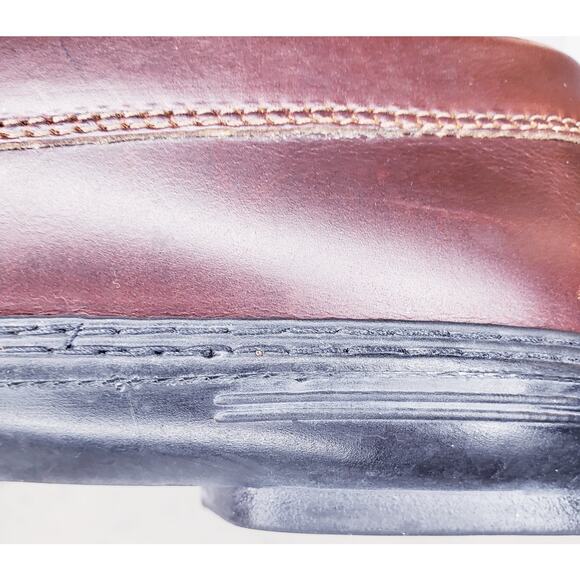 T.B. PHELPS Traditions Key West Penny Loafers Leather Brown Men's Size 9.5M VGUC - Picture 15 of 16